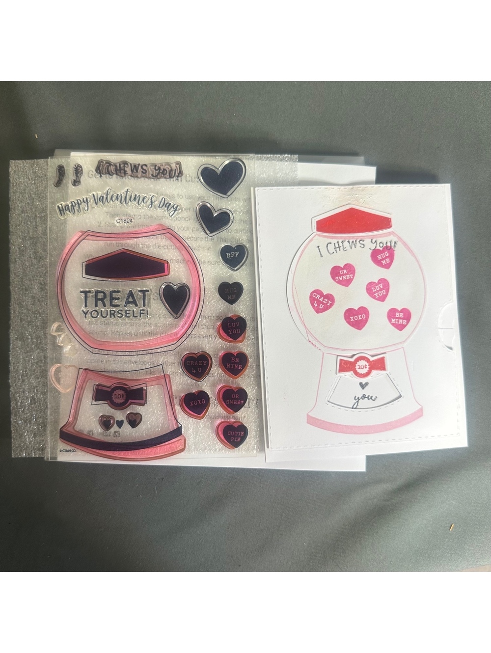 Close To My Heart C1824 I Chews You Acrylic Stamp Set